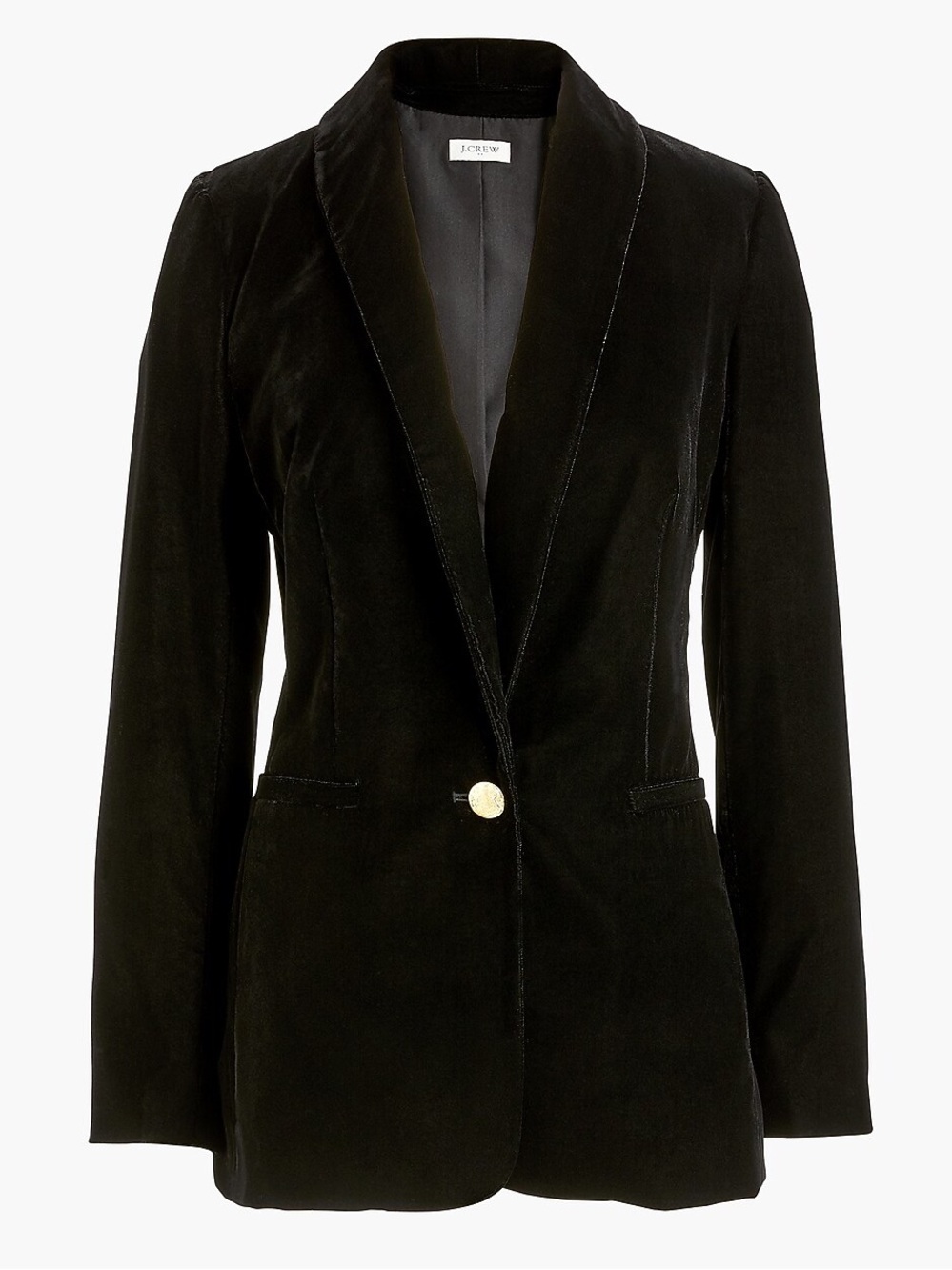 NWT J. CREW Velvet Blazer Size 18 Women’s NEW Black K4125